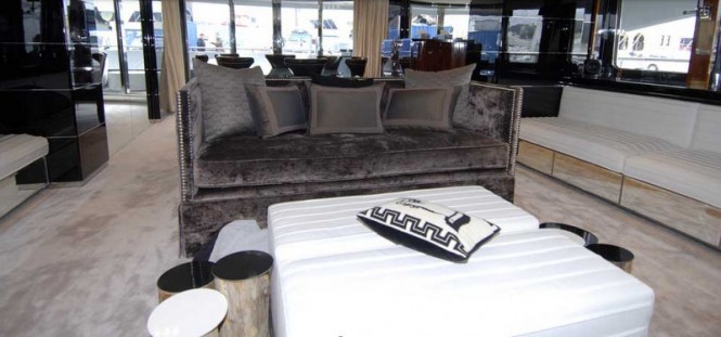Bliss Superyacht Luxurious Interior - Image courtesy of Superyacht Interiors Mallorca