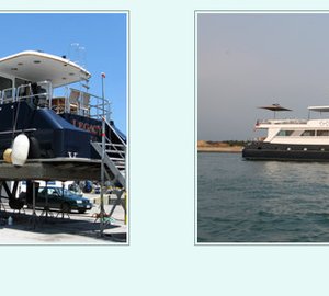 108ft Broward charter yacht Nymphaea (ex Legacy) refitted by Yacht Solutions