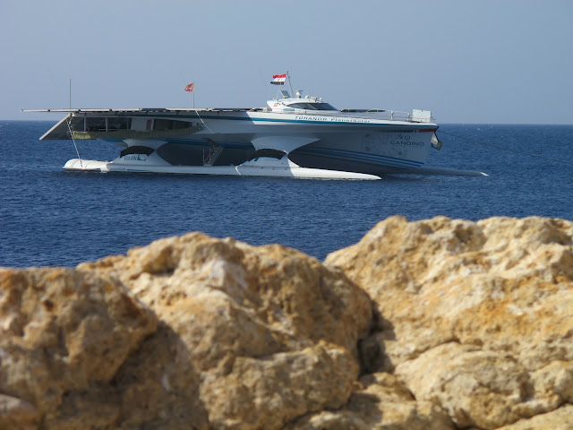 Catamaran yacht MS Turanor PlanetSolar in the Red Sea
