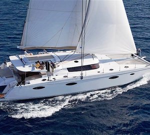 Fountain Pajot Galathea 65 Catamaran WORLD'S END Western Mediterranean charter special 