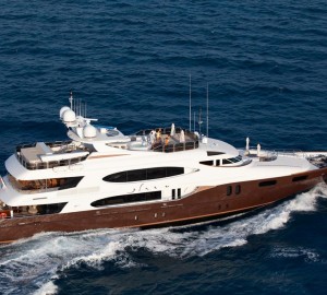 France and Italy aboard elegant 49.25m charter yacht GLAZE 