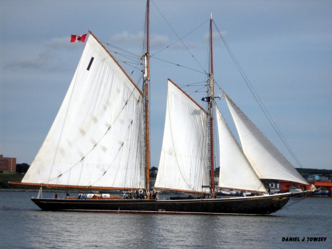 Classic sailing yacht Bluenose II - Photo by Daniel J Towsey
