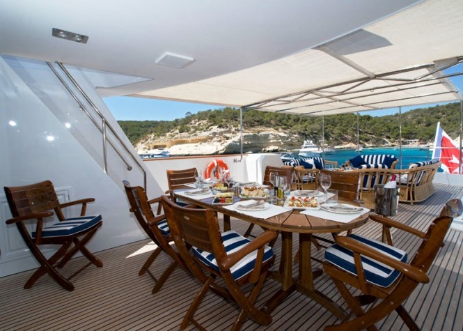 Daniella yacht -  Upper Deck