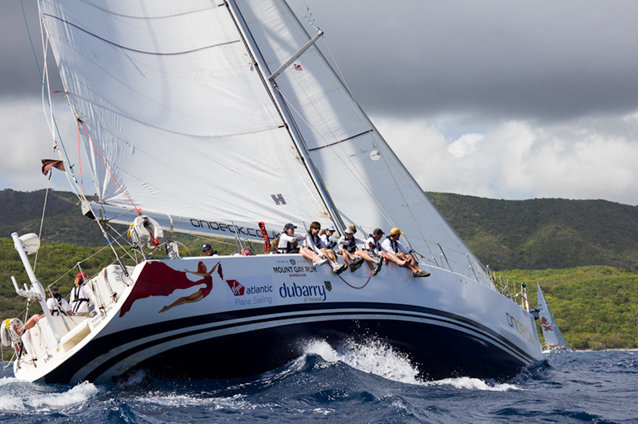 Ondeck's Farr 65, Spirit of Isis racing during the 45th Antigua Sailing Week Credit: Paul Wyeth/pwpicturescom