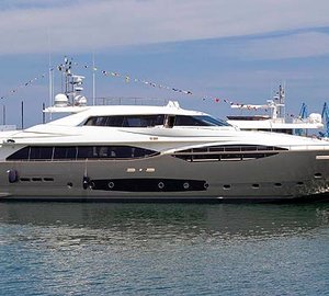 Third motor yacht Custom Line 124´ by Ferretti Custom Line successfully launched