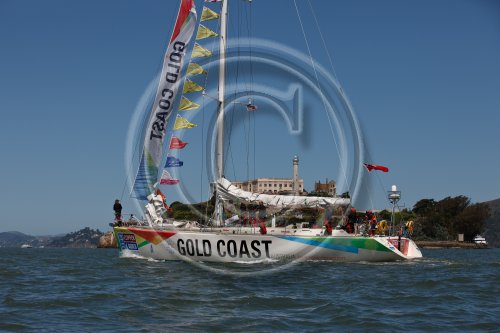 Gold Coast Australia team during the Clipper 11-12 Round the World Yacht Race Credit Abner KingmanonEdition