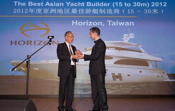 Horizon receives its 7th 'Best Asian Yacht Builder' award