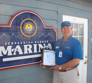 Certified Marina Manager (CMM) Designation received by Joe Springer of Fernandina Harbor Marina