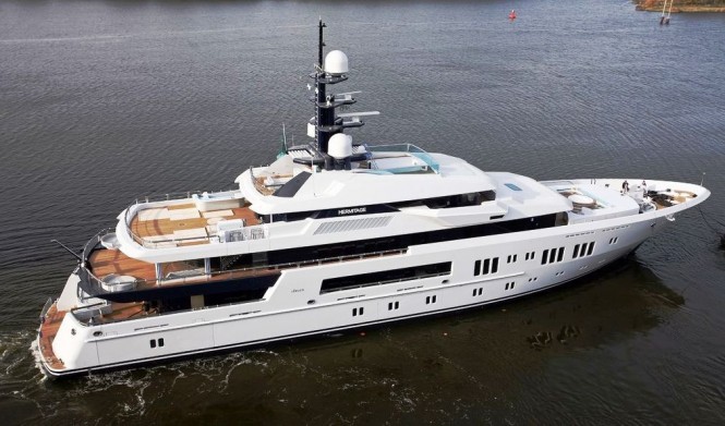Lurssen Motor yacht Hermitage - a ´Best Custom Built Yacht´ nominee