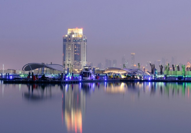 Lusail Marina - a beautiful superyacht marina situated in Doha, Qatar