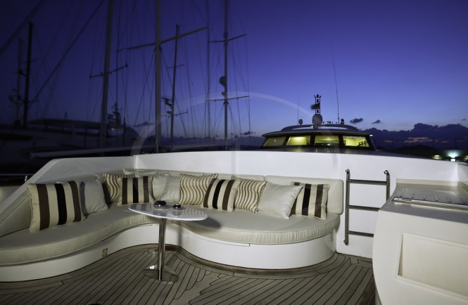Luxurious exterior aboard AD5 superyacht