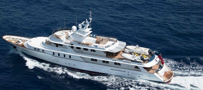 Motor Yacht MARY JEAN - From Above