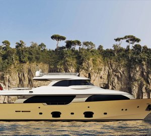Ferretti Custom Line launched the Navetta 26 Crescendo motor yacht IMMAGINE