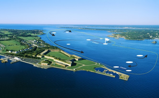 Newport AC World Series - Newport´s map © Onne van der Wal/Panoramic