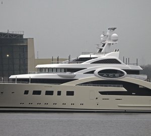 144m Lurssen superyacht TOPAZ technically launched