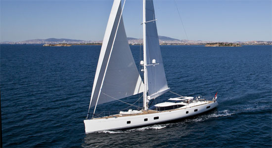 Oyster 100 sailing yacht Sarafin