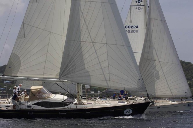 Oyster yachts competing in the Oyster Regatta 2011