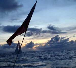 Clipper 11-12 Round the World Yacht Race: Race 11 from Panama to New York started last night