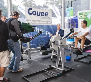 2012 Sanctuary Cove Boat Show: Rower Andrew Abrahams beats the world record