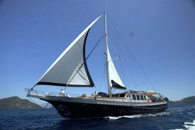 SEA COMET luxury gulet for charter in the Eastern Mediterranean