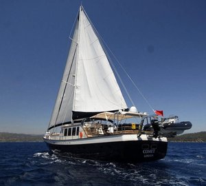 Luxury charter gulet Sea Comet available for cruising vacations around the Eastern Mediterranean