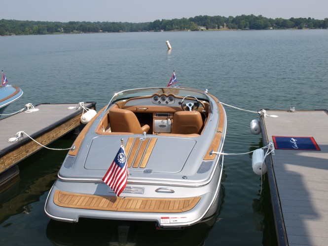 Silver Bullet yacht tender on display at the 24th Sanctuary Cove Boat Show