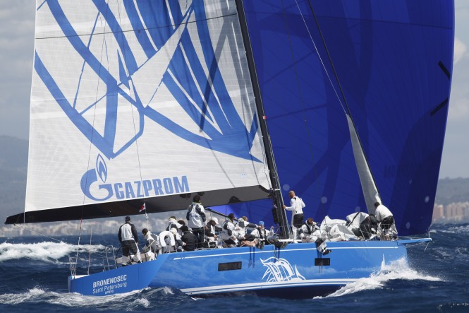 Swan 60 yacht Bronenosec competing in the Mapfre PalmaVela 2012 Credit: MartinezStudio.es Swan 60 yacht Bronenosec competing in the Mapfre PalmaVela 2012 Credit: MartinezStudio.es