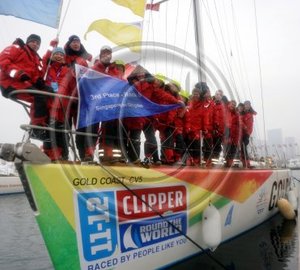 Clipper 11-12 Round the World Yacht Race: Race 10 finish