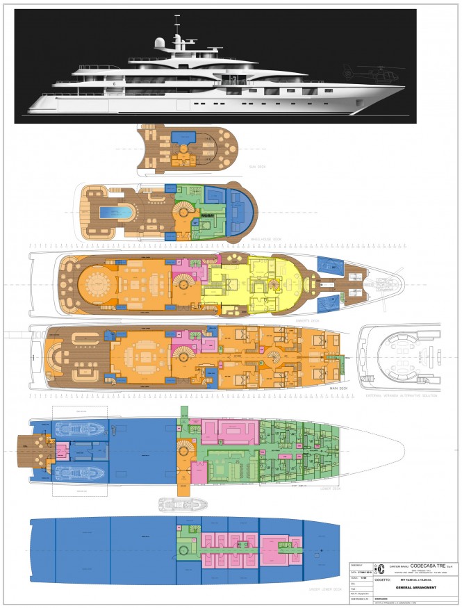 The third 72m megayacht concept by Codecasa The third 72m megayacht concept by Codecasa