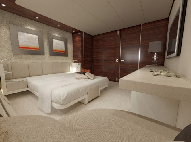 Vulcan superyacht Guest Suite