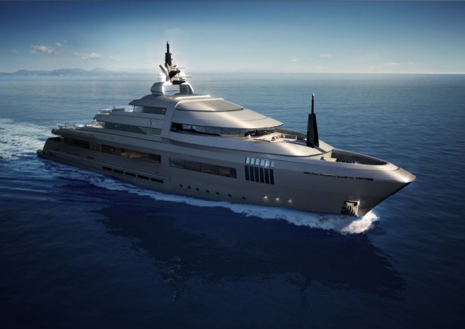 X Lence 57 superyacht - bow