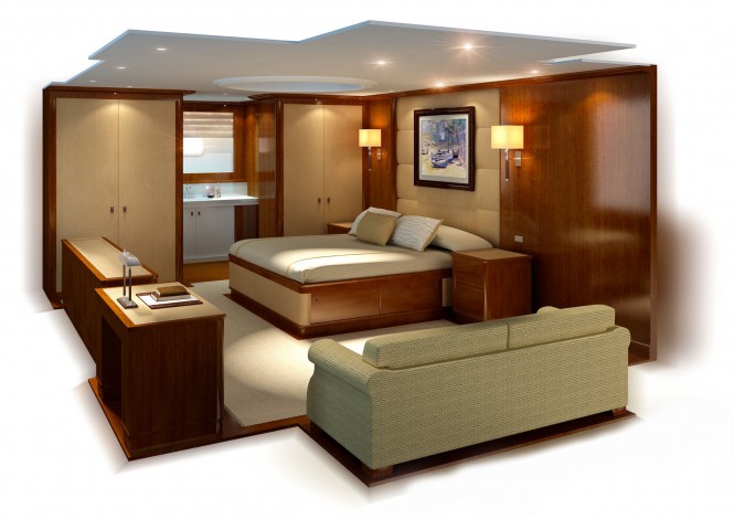 Yachting Developments luxury yacht Q5 Owners Cabin