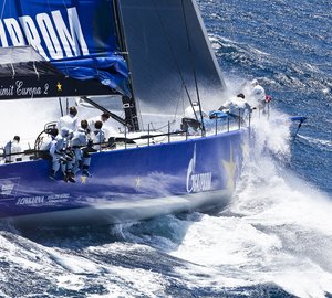2012 Giraglia Rolex Cup: 100ft superyacht Esimit Europa 2 sets amazing course record