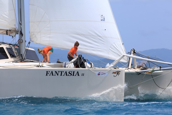 Sailing yacht Fantasia - winner of the Multihull class. Photo by SamuiPics.com.