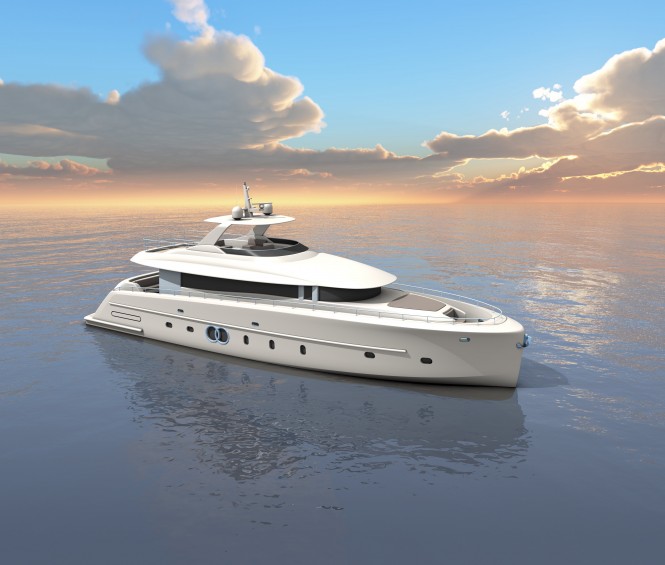 24m Moonen motor yacht design by Nick Mezas