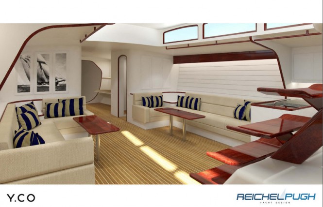 34.95m sailing yacht Protos Interior