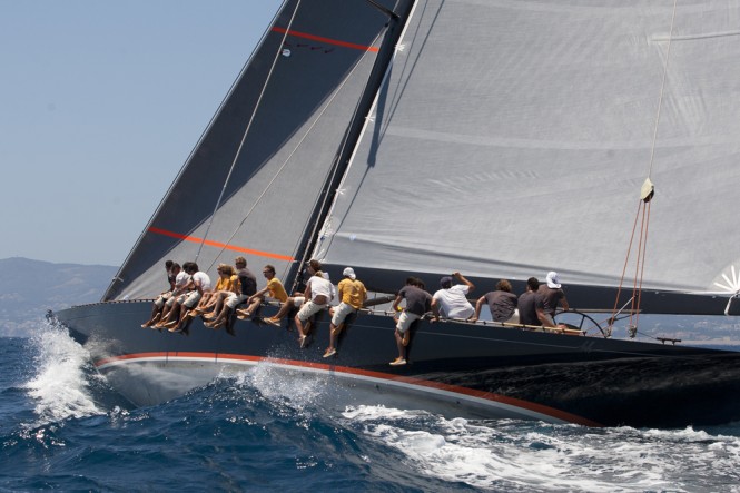 35m Hoek designed sailing yacht FIREFLY Credit: Claire Matches