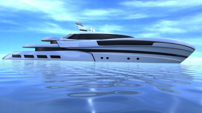 55m luxury yacht Project SMEW by Ira Petromanolaki of IPYD