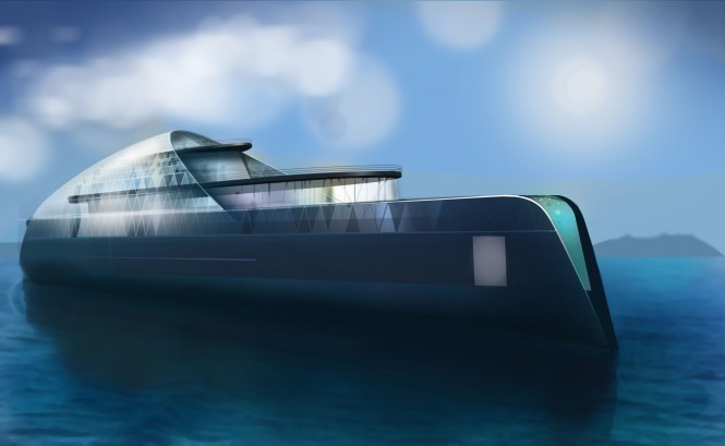 78m motor yacht Sapphire concept for Feadship