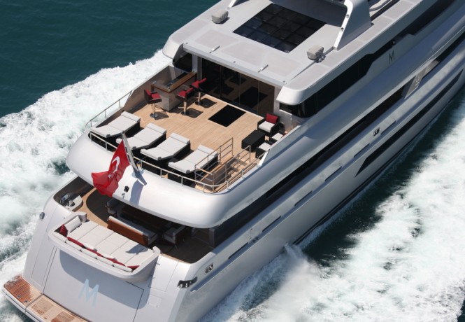 Bilgin 132 luxury yacht M Decks
