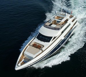45m Bilgin charter yacht TATIANA anchored in Cannes and available for inspection