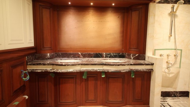 Bilgin 160 Classic superyacht Master Bathroom Bilgin 160 Classic superyacht Master Bathroom