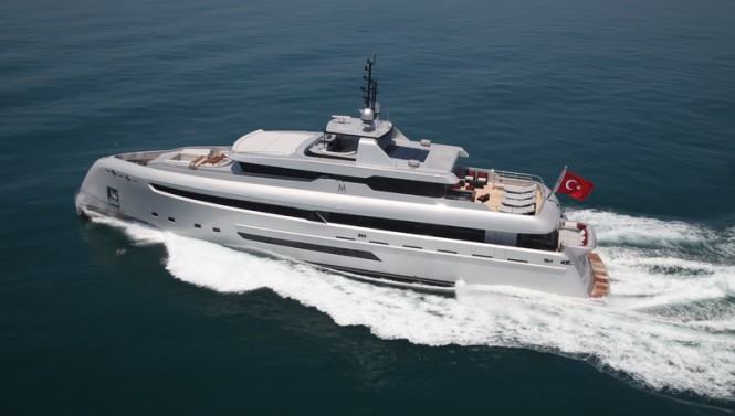 Bilgin superyacht M - side view