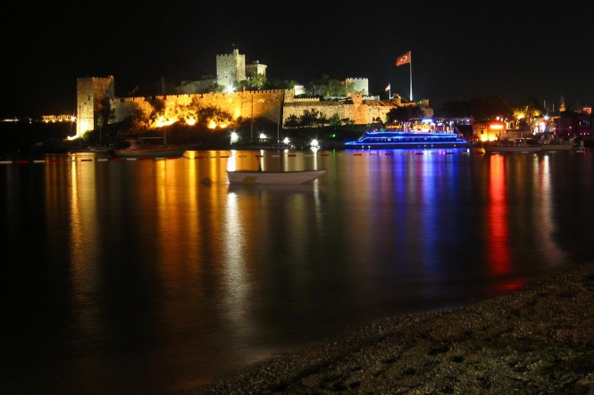 Bodrum at night