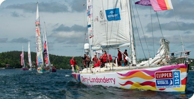 CLIPPER 11-12- RACE 13 - NOVA SCOTIA TO DERRY-LONDONDERRY - DAY 1 - image credit OnEdition