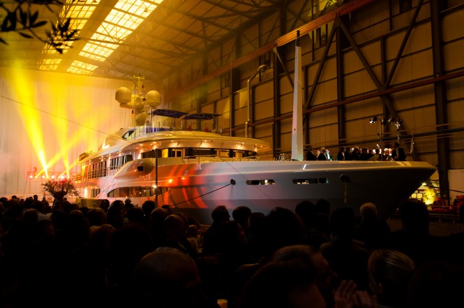Christening of the Amels superyacht Sea Rhapsody (hull 6502) Photo credit Amels Arthur Lavooy