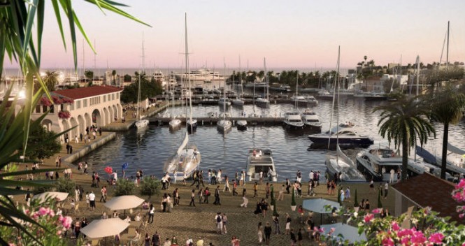 Commercial Area at Limassol Marina