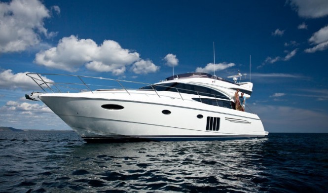 Debut of the luxury motor yacht Princess 60 at SCIBS 2012