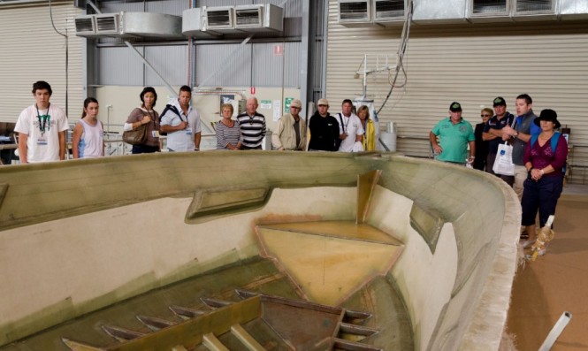 Factory Tours were a great interest to owners as they gained a greater appreciation of the design and build of their boats