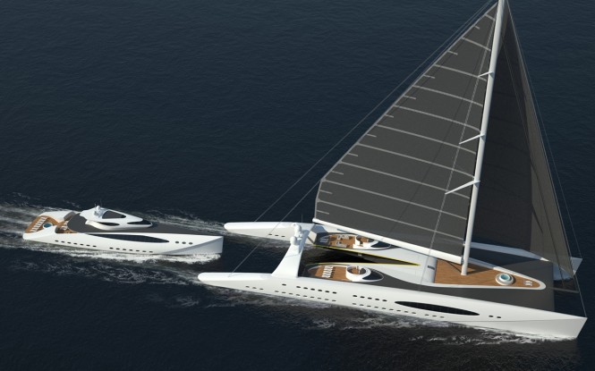 Fusion yacht concept ready to dockfusion